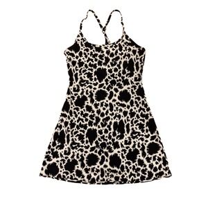 Outdoor Voices Athletic Dress Animal Print Exercise‎ Built In Shorts S Racerback